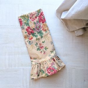 Vintage Ralph Lauren Floral Garden standard ruffle pillowcase